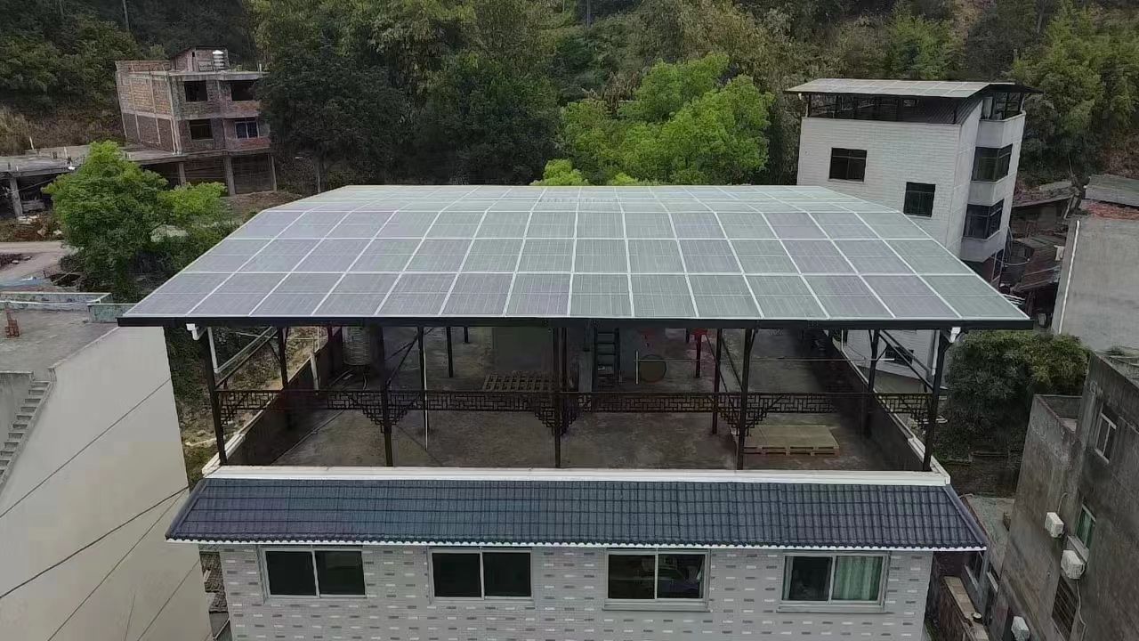 新昌15kw+10kwh自建别墅家庭光伏储能系统